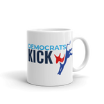 11 oz Democrats Kick white mug - right handle