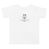 I'm supposed to be a bear - Toddler short-sleeve t-shirt