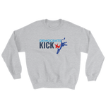 Democrats Kick A - gray Sweatshirt